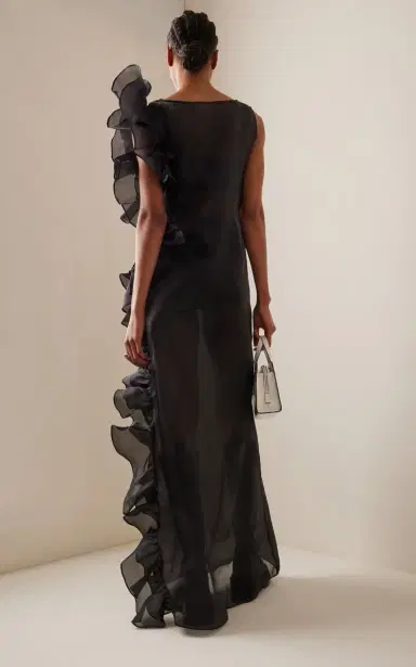 Marlies Grace Exclusive Bea Ruffled Sheer Maxi Dress | Thumbnail 4 Marlies Grace Exclusive Bea Ruffled Sheer Maxi Dress | Thumbnail 4
