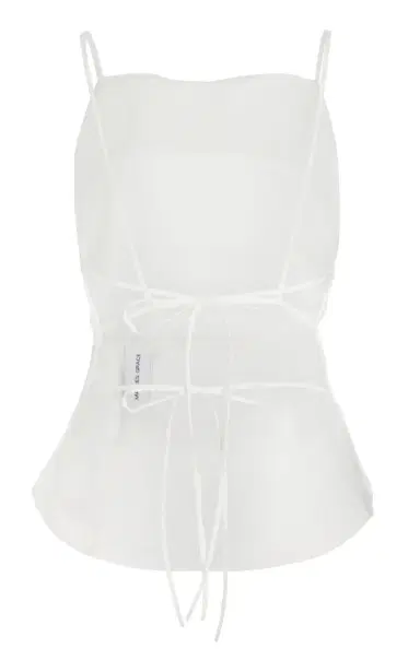 Marlies Grace Exclusive Mer Sleeveless Organic Cotton-Blend Top | Thumbnail 8 Marlies Grace Exclusive Mer Sleeveless Organic Cotton-Blend Top | Thumbnail 8