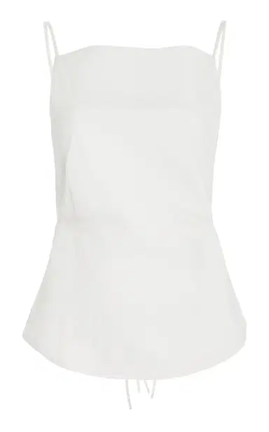 Marlies Grace Exclusive Mer Sleeveless Organic Cotton-Blend Top | Thumbnail 1 Marlies Grace Exclusive Mer Sleeveless Organic Cotton-Blend Top | Thumbnail 1
