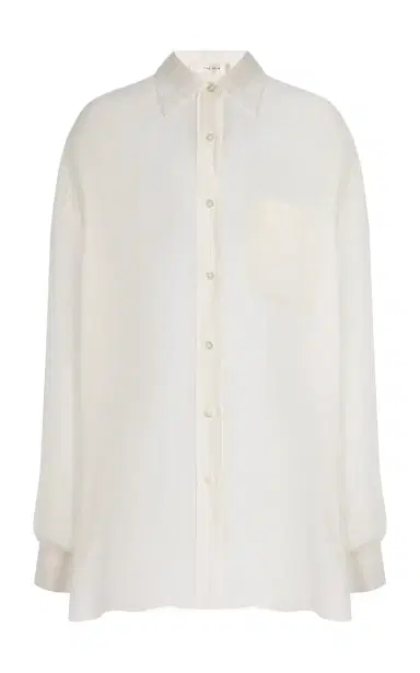 The Row Nesson Organic Cotton Shirt | Thumbnail 6 The Row Nesson Organic Cotton Shirt | Thumbnail 6