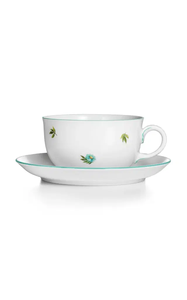 Wildflower Porcelain Teacup & Saucer - Multi