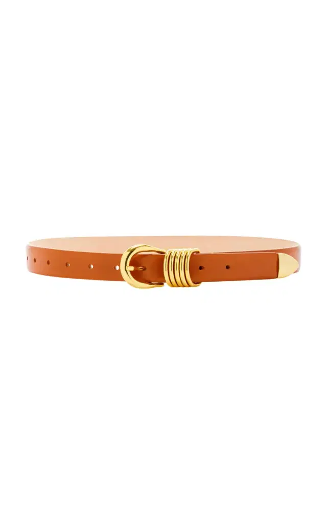 Hollyhock Leather Belt