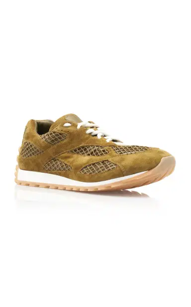 Bottega Veneta Orbit Fishnet Leather Sneakers | Thumbnail 5 Bottega Veneta Orbit Fishnet Leather Sneakers | Thumbnail 5