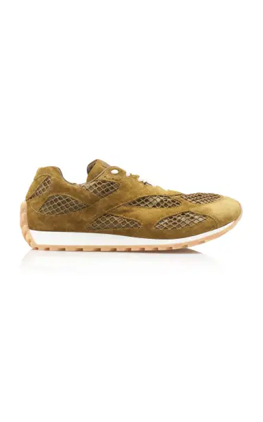 Bottega Veneta Orbit Fishnet Leather Sneakers | Thumbnail 6 Bottega Veneta Orbit Fishnet Leather Sneakers | Thumbnail 6