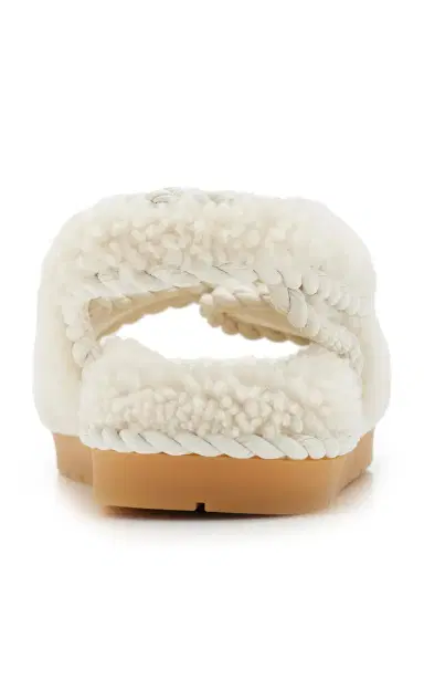 Bottega Veneta Jack Shearling Slingback Sandals | Thumbnail 4