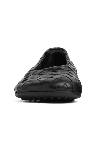 Bottega Veneta Atomic Intrecciato Leather Ballet Flats | Thumbnail 3
