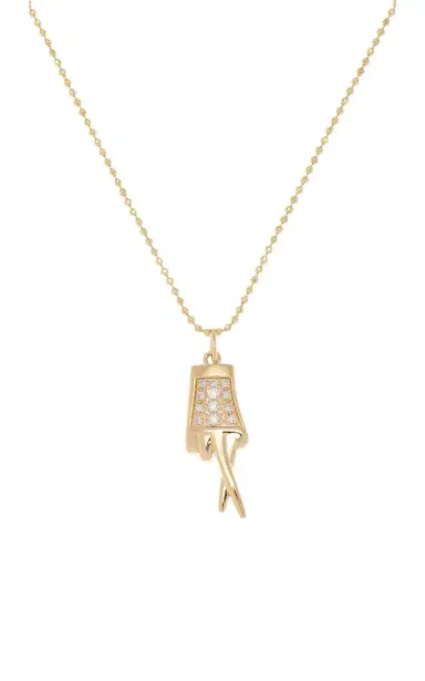 Sydney Evan Mano Dingers 18K Yellow Gold Diamond Necklace | Thumbnail 3 Sydney Evan Mano Dingers 18K Yellow Gold Diamond Necklace | Thumbnail 3