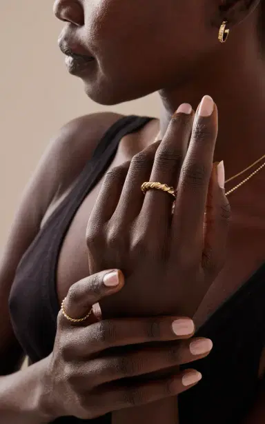 Sydney Evan Thick Twisted Rope Ring | Thumbnail 2