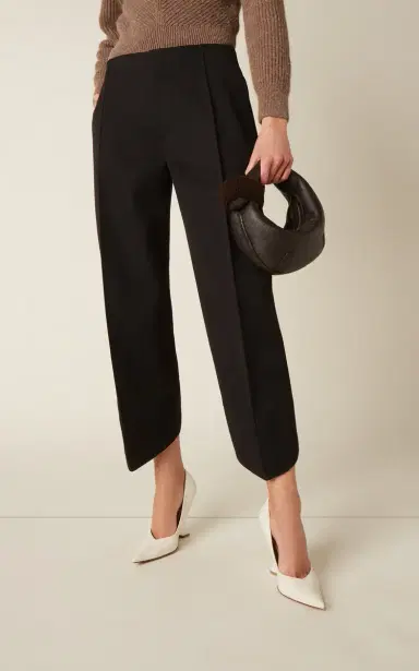 Bottega Veneta Curved Wool Trousers | Thumbnail 3