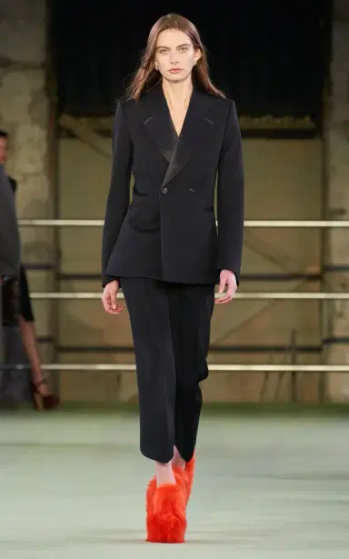 Bottega Veneta Curved Wool Trousers | Thumbnail 5