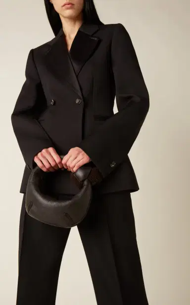 Bottega Veneta Double-Breasted Wool Cocoon Blazer | Thumbnail 2