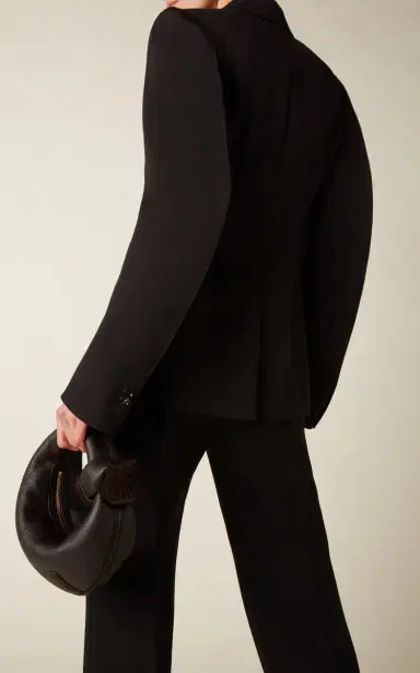 Bottega Veneta Double-Breasted Wool Cocoon Blazer | Thumbnail 4
