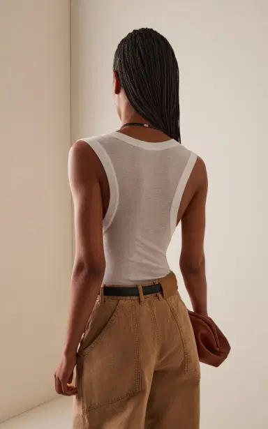 Co Sheer Cotton Tank Top | Thumbnail 5 Co Sheer Cotton Tank Top | Thumbnail 5