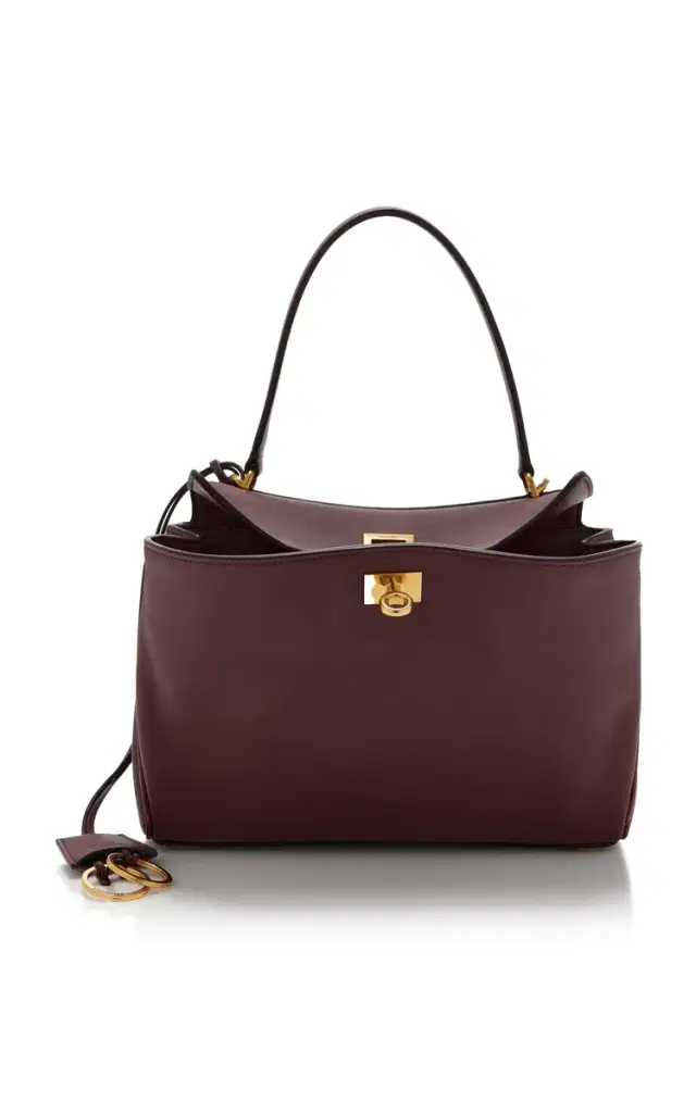 Balenciaga Small Rodeo Leather Top Handle Bag
