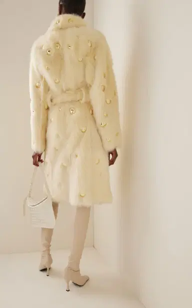 Bottega Veneta Embellished Shearling Coat | Thumbnail 4 Bottega Veneta Embellished Shearling Coat | Thumbnail 4