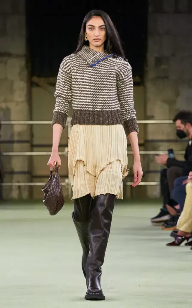 Bottega Veneta Wool Zigzag Sweater