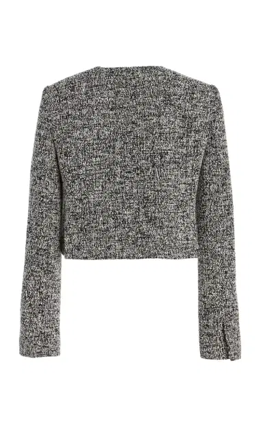 Oscar de la Renta Bouclé Tweed Cropped Jacket | Thumbnail 5 Oscar de la Renta Bouclé Tweed Cropped Jacket | Thumbnail 5