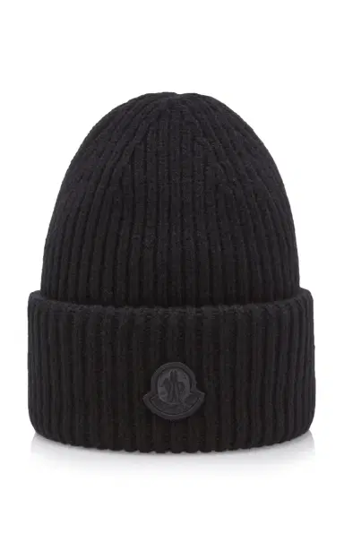 Moncler Ribbed-Knit Beanie | Thumbnail 1