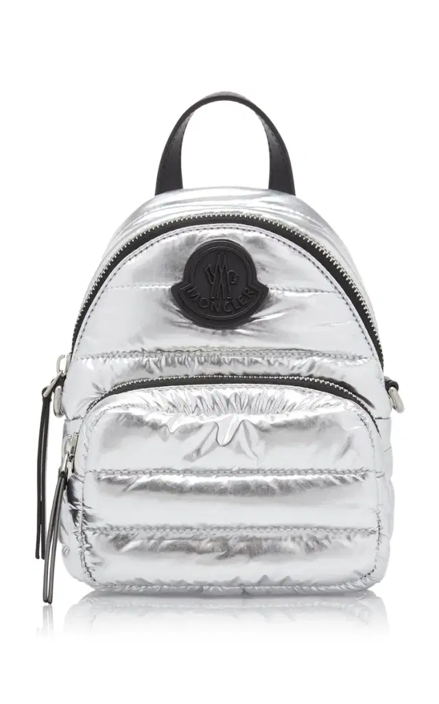 Kilia Small Metallic-Nylon Crossbody Bag