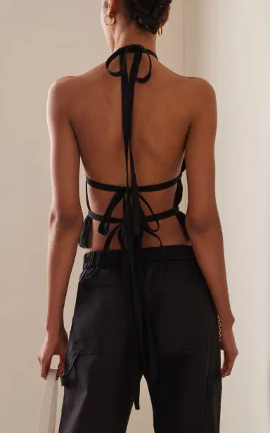 Tae Park Exclusive Silk-Chiffon Wrap Top | Thumbnail 4 Tae Park Exclusive Silk-Chiffon Wrap Top | Thumbnail 4