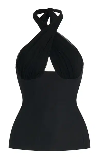 Tae Park Exclusive Sculpted Silk Halter Top | Thumbnail 6