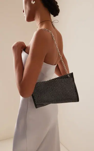 Christian Louboutin Loubitwist Small Studded Leather Clutch | Thumbnail 2