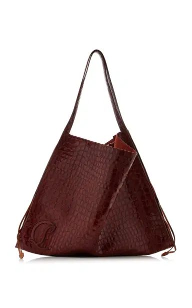 Christian Louboutin Le 54 Croc-Embossed Leather Tote Bag | Thumbnail 1 Christian Louboutin Le 54 Croc-Embossed Leather Tote Bag | Thumbnail 1