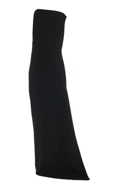 Brandon Maxwell The Alina Double-Wool Crepe Maxi Dress | Thumbnail 3