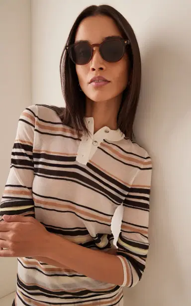 Bottega Veneta Studded Acetate Sunglasses | Thumbnail 2
