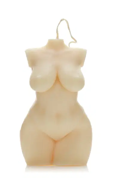 Eluwa Studio Namise Candle - White | Thumbnail 4