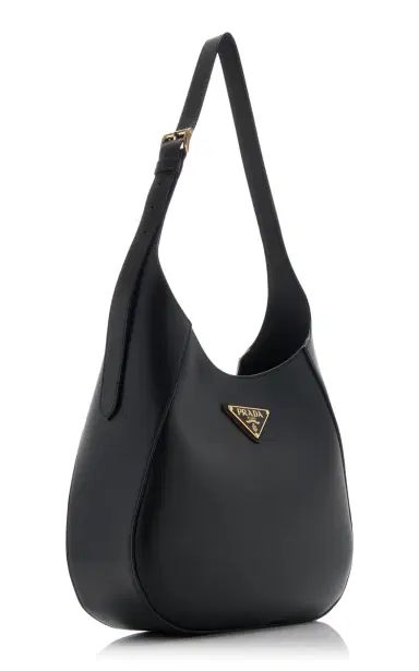 Prada Medium Leather Shoulder Bag | Thumbnail 3 Prada Medium Leather Shoulder Bag | Thumbnail 3