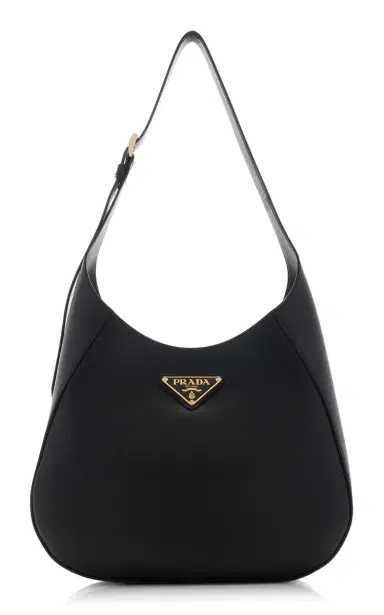 Prada Medium Leather Shoulder Bag | Thumbnail 1 Prada Medium Leather Shoulder Bag | Thumbnail 1