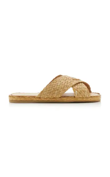 Prada Raffia Sandals | Thumbnail 6 Prada Raffia Sandals | Thumbnail 6