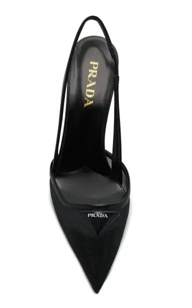 Prada Mesh Slingback Pumps | Thumbnail 3 Prada Mesh Slingback Pumps | Thumbnail 3