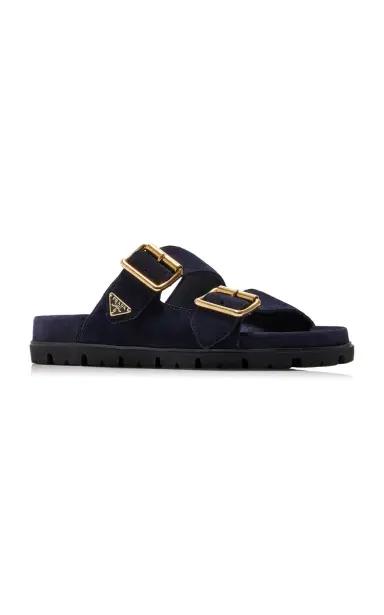 Prada Suede Sandals | Thumbnail 4 Prada Suede Sandals | Thumbnail 4