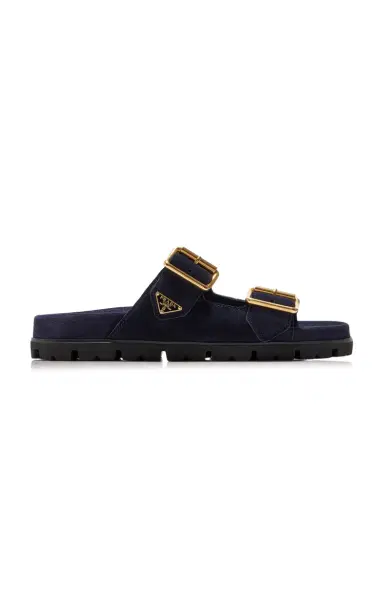 Prada Suede Sandals | Thumbnail 6 Prada Suede Sandals | Thumbnail 6