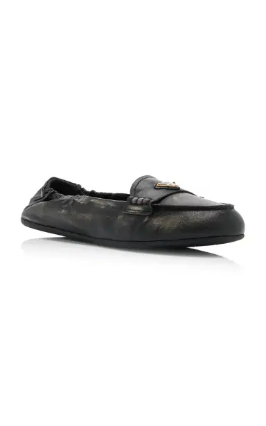 Prada Leather Loafers | Thumbnail 4 Prada Leather Loafers | Thumbnail 4