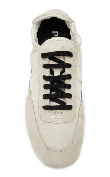 Prada Collapse Re-Nylon and Suede Sneakers | Thumbnail 3 Prada Collapse Re-Nylon and Suede Sneakers | Thumbnail 3