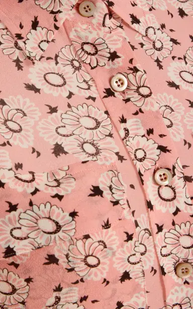 Prada Floral Georgette Shirt | Thumbnail 5 Prada Floral Georgette Shirt | Thumbnail 5