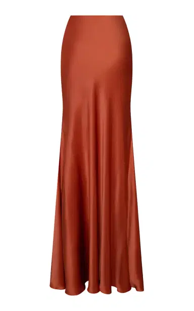 ANDRES OTALORA Sublimes Silk-Charmeuse Maxi Skirt | Thumbnail 6