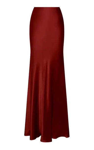 ANDRES OTALORA Sublimes Silk-Charmeuse Maxi Skirt | Thumbnail 1