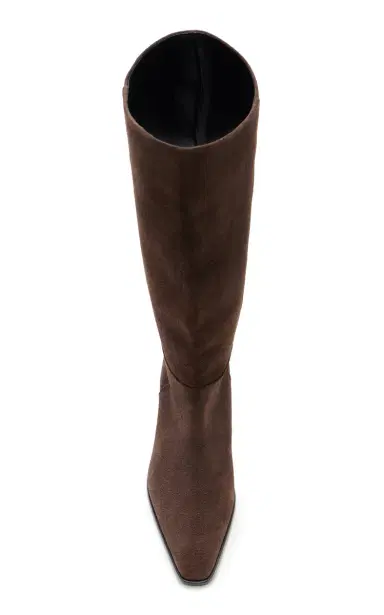 aeyde Medea Suede Knee Boots | Thumbnail 3 aeyde Medea Suede Knee Boots | Thumbnail 3