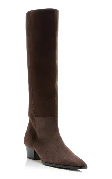 aeyde Medea Suede Knee Boots | Thumbnail 4 aeyde Medea Suede Knee Boots | Thumbnail 4
