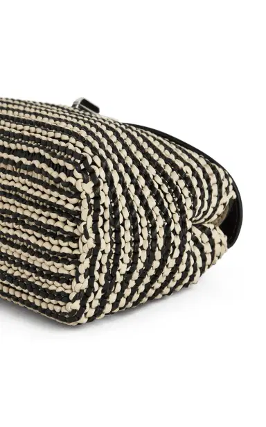 Toteme T-Lock Woven-Leather Clutch | Thumbnail 4