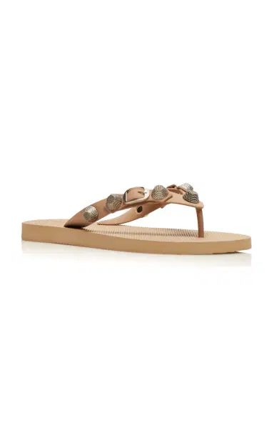 Balenciaga City Rubber Thong Sandals | Thumbnail 5