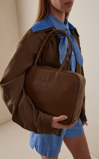 Miu Miu Beau Leather Bag | Thumbnail 2 Miu Miu Beau Leather Bag | Thumbnail 2