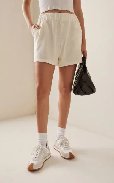 Moncler Oversized Cotton-Blend Sweat Shorts | Thumbnail 3 Moncler Oversized Cotton-Blend Sweat Shorts | Thumbnail 3