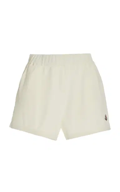 Moncler Oversized Cotton-Blend Sweat Shorts | Thumbnail 1 Moncler Oversized Cotton-Blend Sweat Shorts | Thumbnail 1