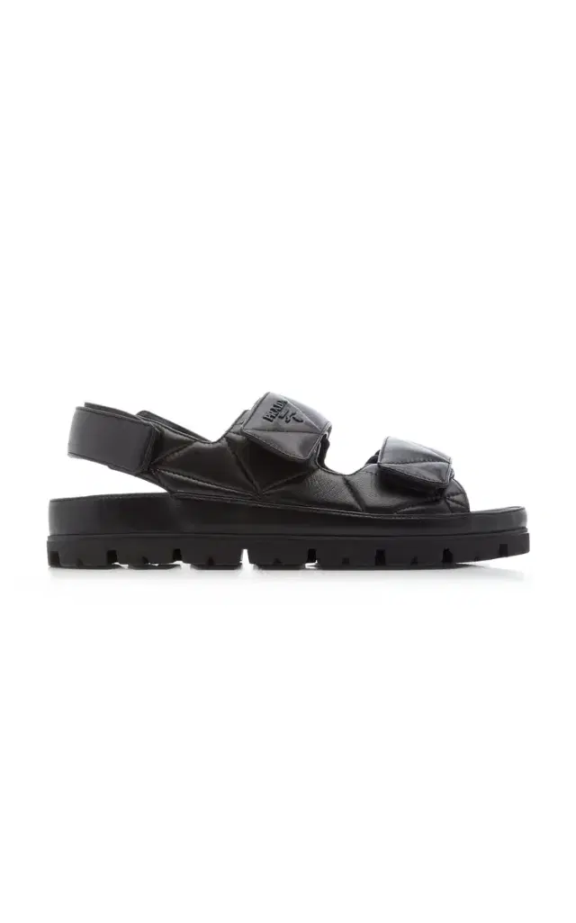 Prada Quilted Leather Sandals