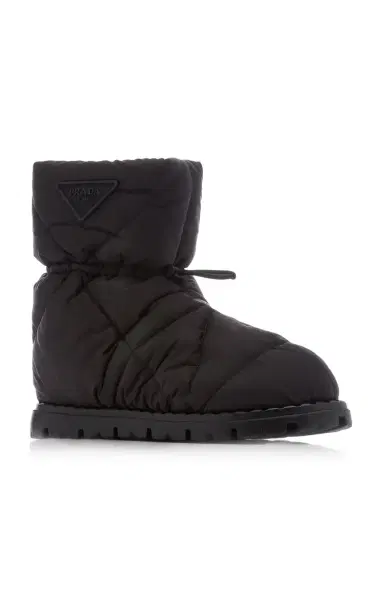 Prada Down-Quilted Nylon Ankle Boots | Thumbnail 5 Prada Down-Quilted Nylon Ankle Boots | Thumbnail 5